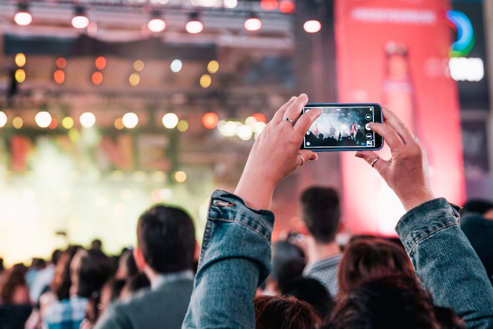 Concert crowd